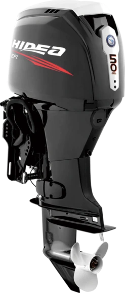 Moteur HIDEA HDEF 50 Cv 4 Temps E.F.I, Arbre Long, Commande à Distance, Démarrage électrique, Trim/Tilt