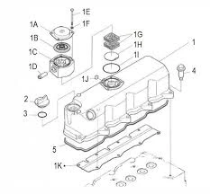 Cache Culbuteurs Avec Joint Sans Bouchon. SK60 Solé Diesel
