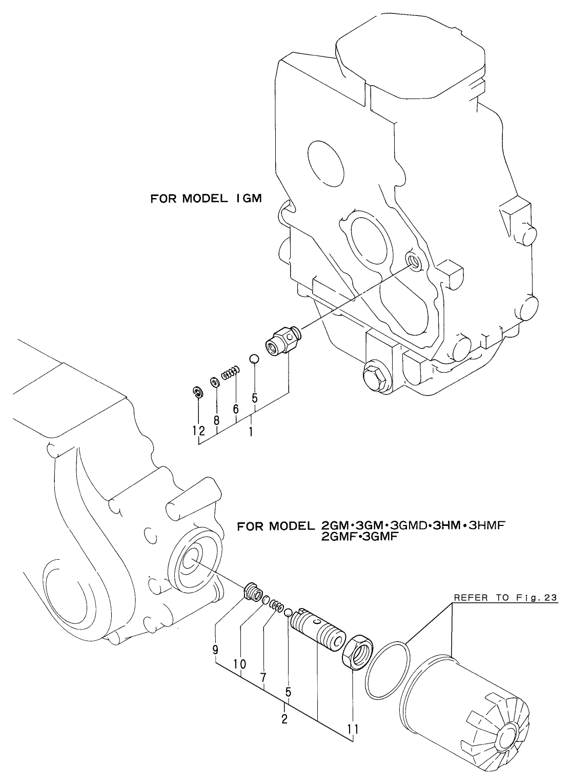 Contrôle Pression D'huile Moteur Complète Pour 1GM 3 Contrôle Pression D'huile Moteur Complète Pour 1GM