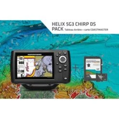 HUMMINBIRD Pack Comprenant Un H5 G3CDSTA Et Une Carte COAST MASTER Version 2D - 140-240 KHz