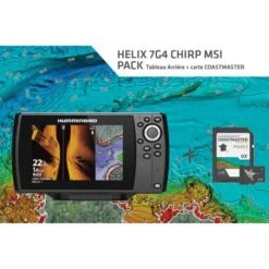 HUMMINBIRD Pack Comprenant Un HELIX 7G4-CMSITA Et Une Carte COAST MASTER Version MEGA Side Imaging