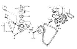 Poulie Pour Pompe De Circulation "eau Douce" Mini 55 Solé Diesel