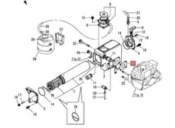 Joint Collecteur D'échappement Pour Moteur YANMAR Série: 2GM 2GM20 F