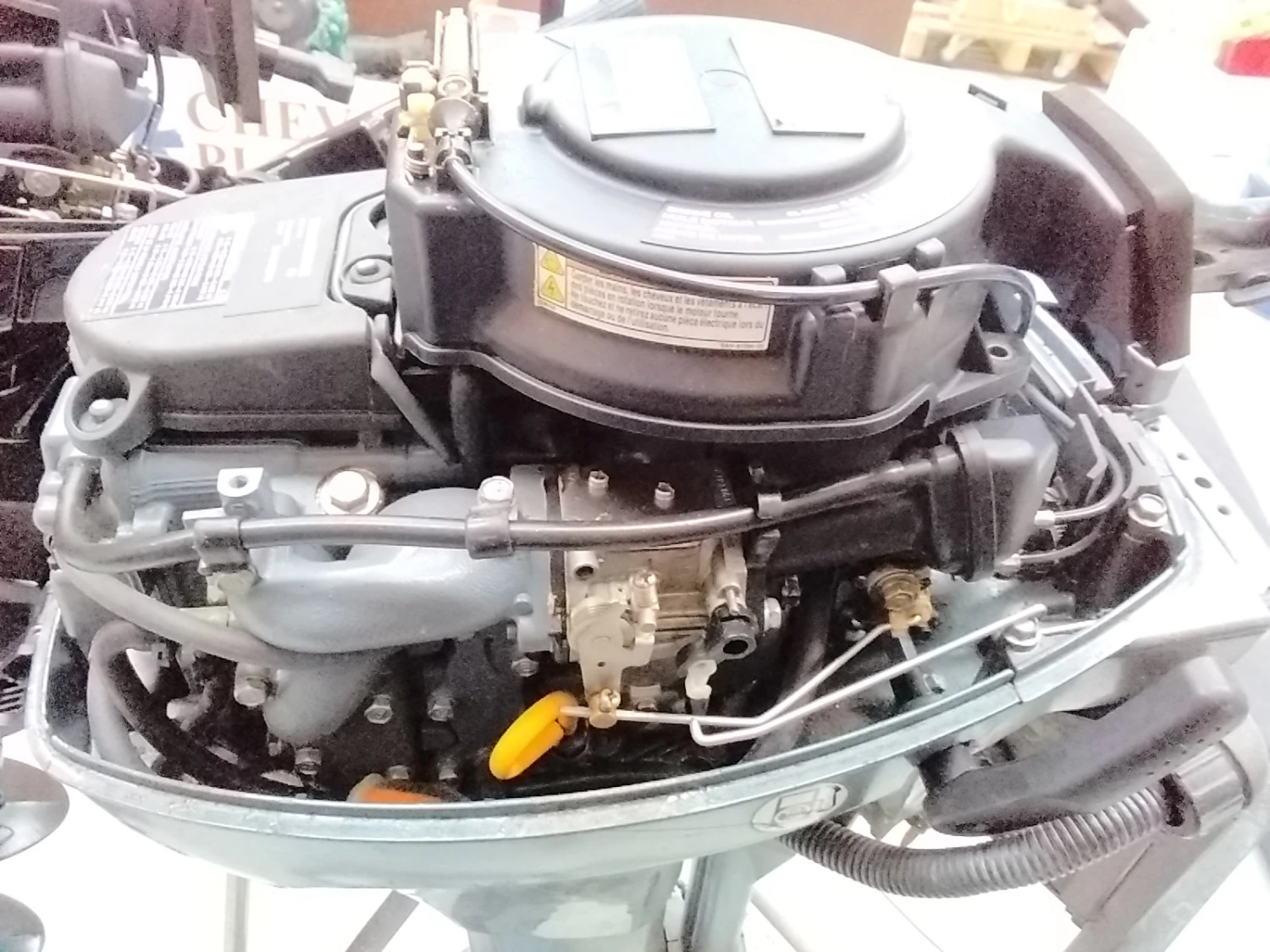 Moteur HIDEA 6 Cv 4 Temps Arbre Long "Spécial 9,9" 8 Moteur HIDEA 6 Cv 4 Temps Arbre Long "Spécial 9,9" – Image 6