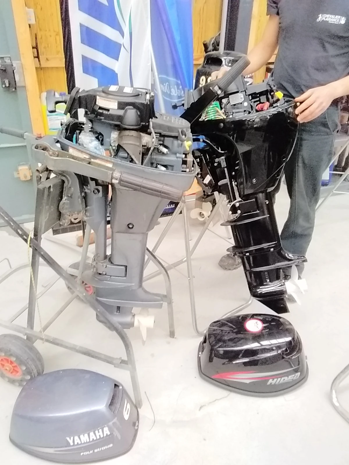 Moteur HIDEA 6 Cv 4 Temps Arbre Long "Spécial 9,9" 10 Moteur HIDEA 6 Cv 4 Temps Arbre Long "Spécial 9,9" – Image 8