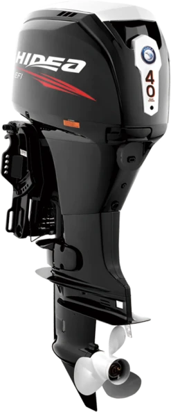 Moteur HIDEA HDEF 40 Cv 4 Temps E.F.I, Arbre Long, Commande à Distance, Démarrage électrique, Trim/Tilt -NautiquePro Soldes Magasin Moteur HIDEA HDEF 40 cv 4 Temps E F I arbre long comm
