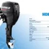 Moteur HIDEA 20 Cv EFI 4 Temps Arbre Court, Commande à Distance Démarrage électrique -NautiquePro Soldes Magasin Moteur Hors Bord 20 cv Hidea efi commande a distance dem 1