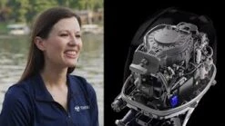 Moteur Hors-Bord 30 Cv Tohatsu Arbre Long Démarrage Manuel Barre Franche Relevage Manuel -NautiquePro Soldes Magasin Moteur Hors Bord 30 cv Tohatsu Arbre Long Demarrage Manu 2