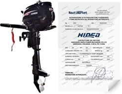 Moteur HIDEA 2,5 Cv 4 Temps Arbre Court -NautiquePro Soldes Magasin Moteur Hors Bord HIDEA 2 5 CV arbre court 4