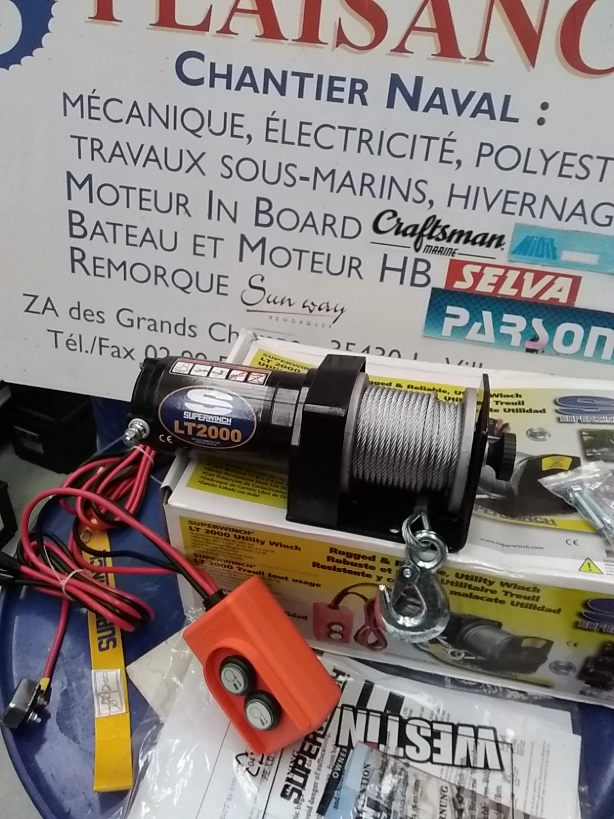 Treuil Electrique 12 Volts Type: LT 2000 SUPERWinch 4 Treuil Electrique 12 Volts Type: LT 2000 SUPERWinch – Image 2