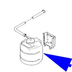 Vase D'expansion Pour Liquide De Refroidissement Pour Moteur YANMAR Série: 2GM 2GM20 F